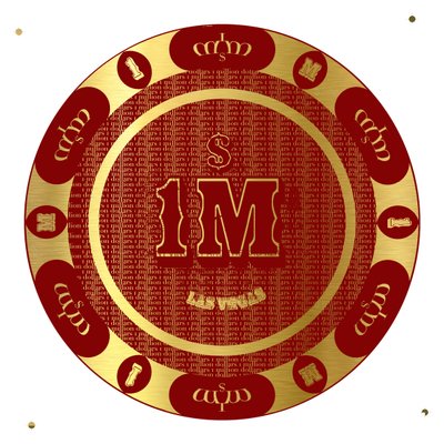 PokerChip 1M, 2015 by Francois Domain